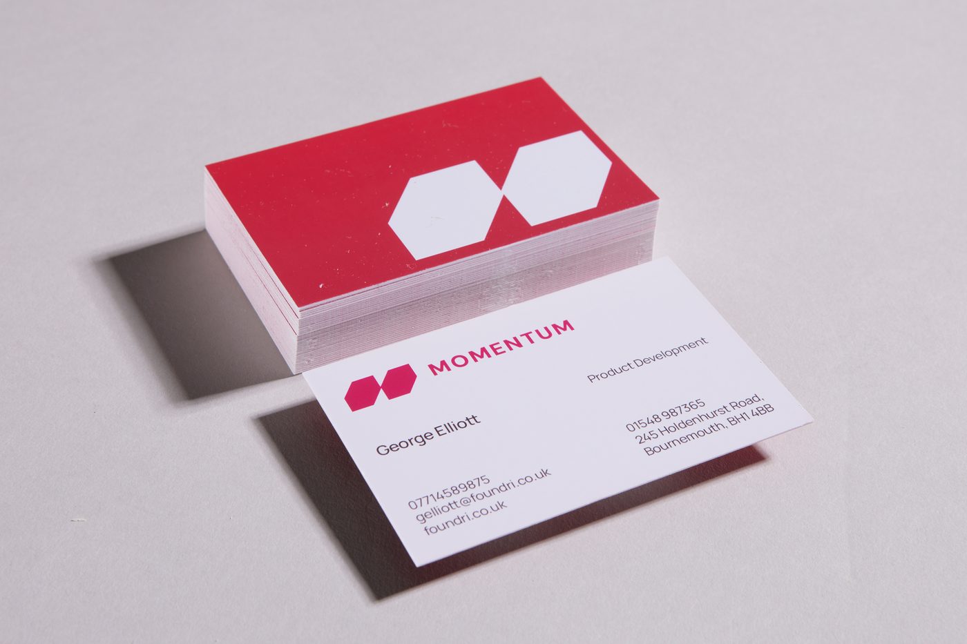 Foiled & Spot UV Business Cards example 2