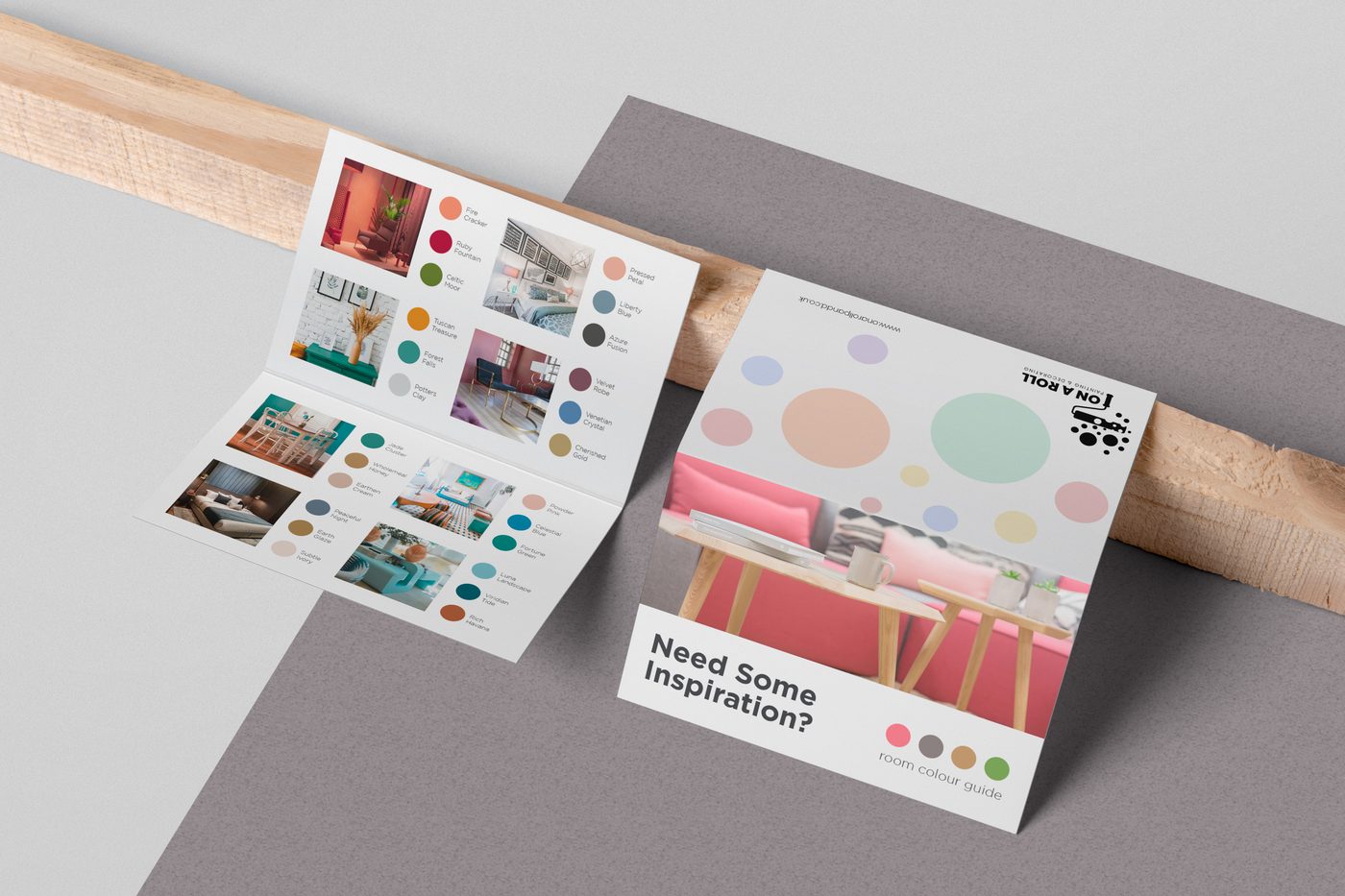 Folded Business Cards example 1
