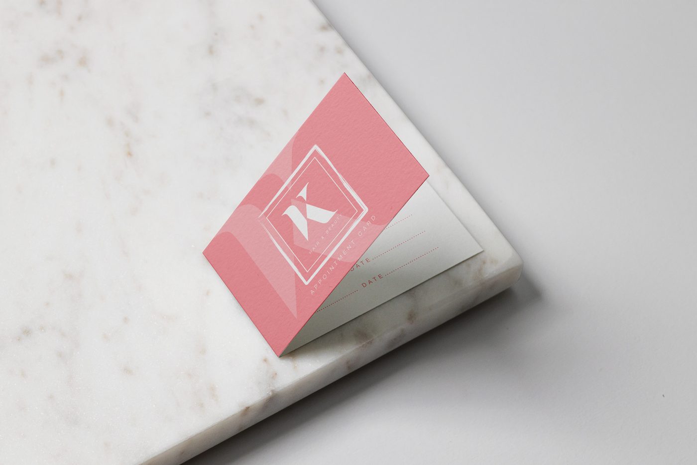Folded Business Cards example 2
