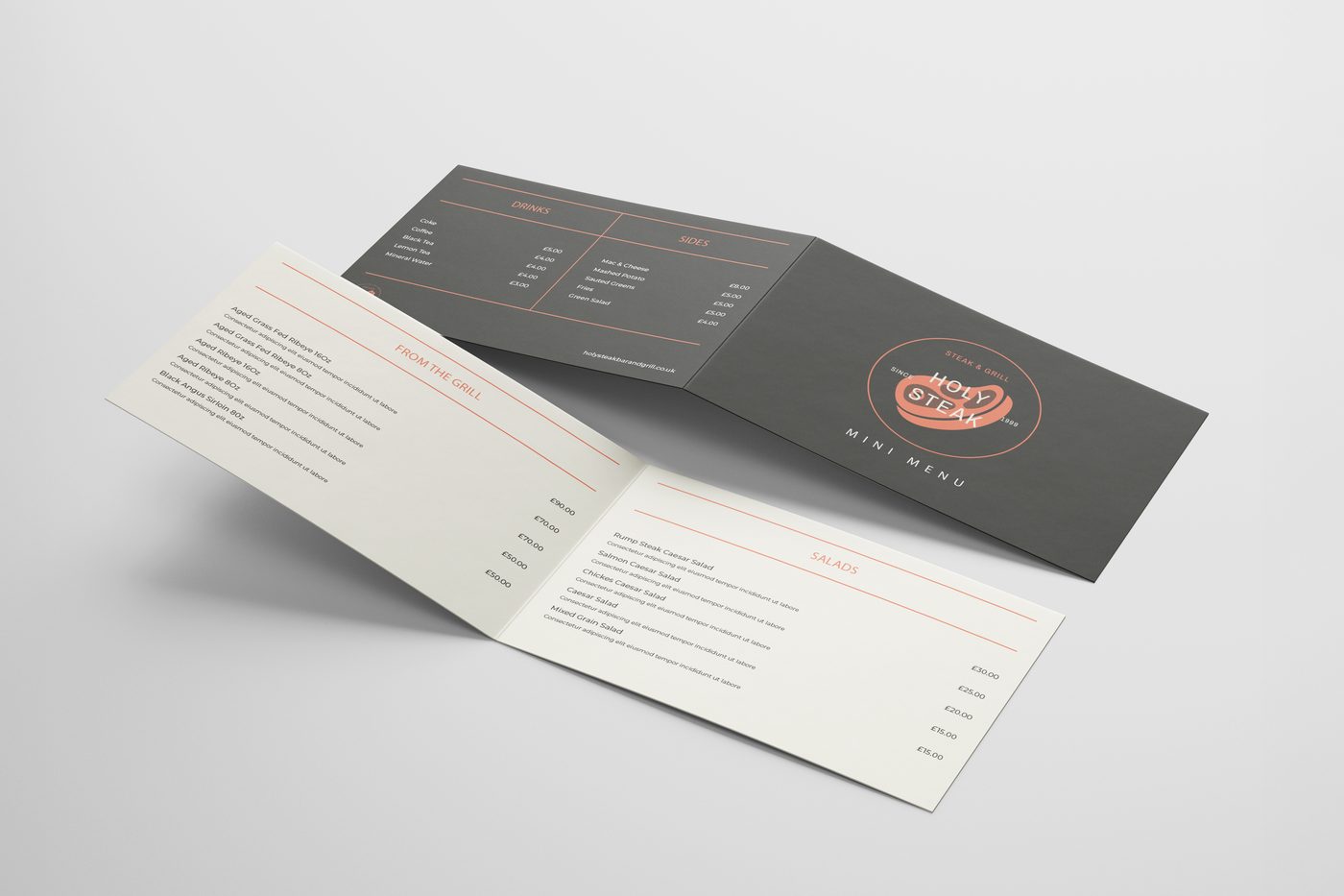 Folded Business Cards example 3