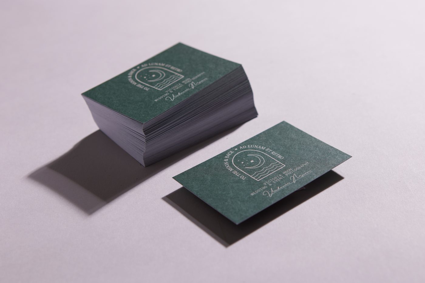 Uncoated Business Cards example 3