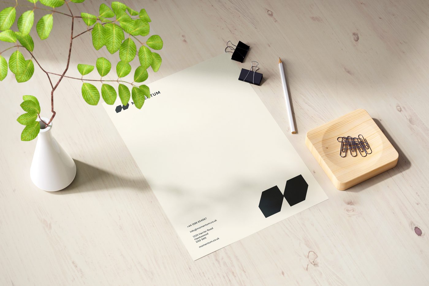Letterheads example 1