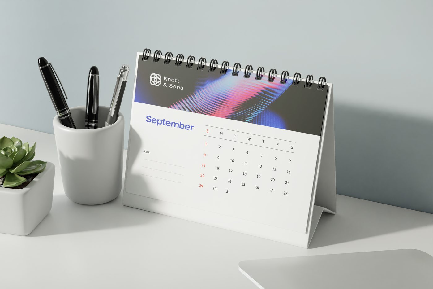 Desk Calendars example 2
