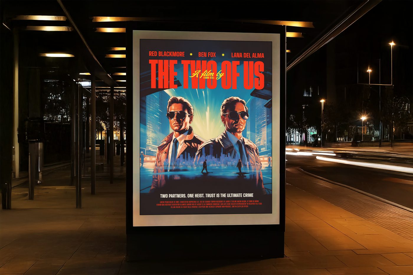 Backlit Posters example 1