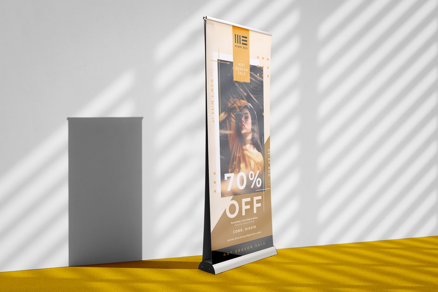 Double-Sided Roller Banners example 1